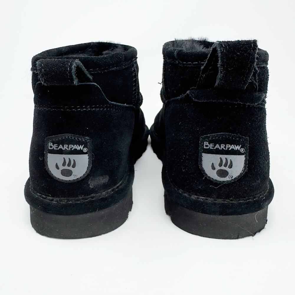 Bearpaw Women's Black Shortie Black Boot 9 - Picture 3 of 5